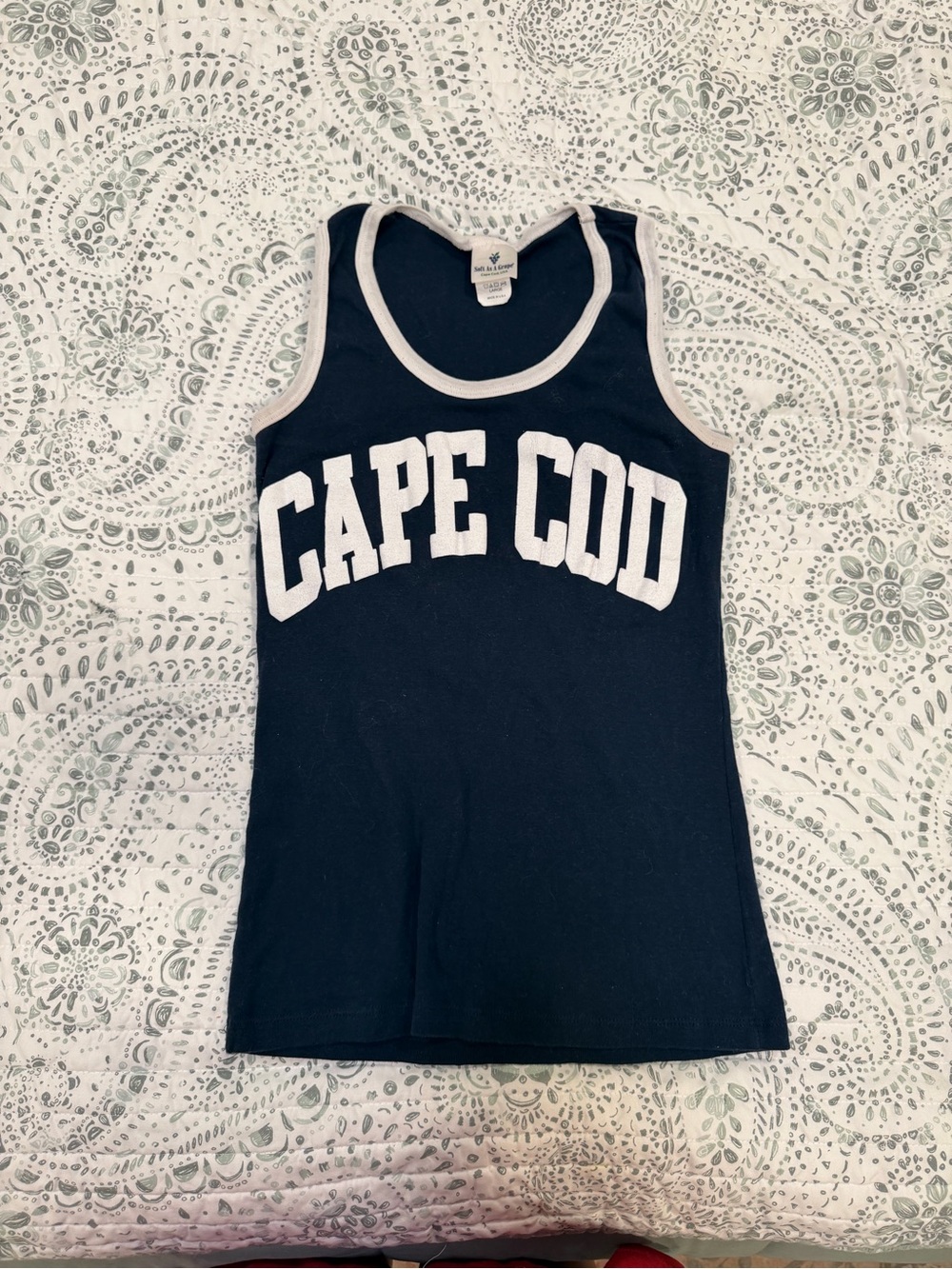 Cape Cod Navy Tank Top
